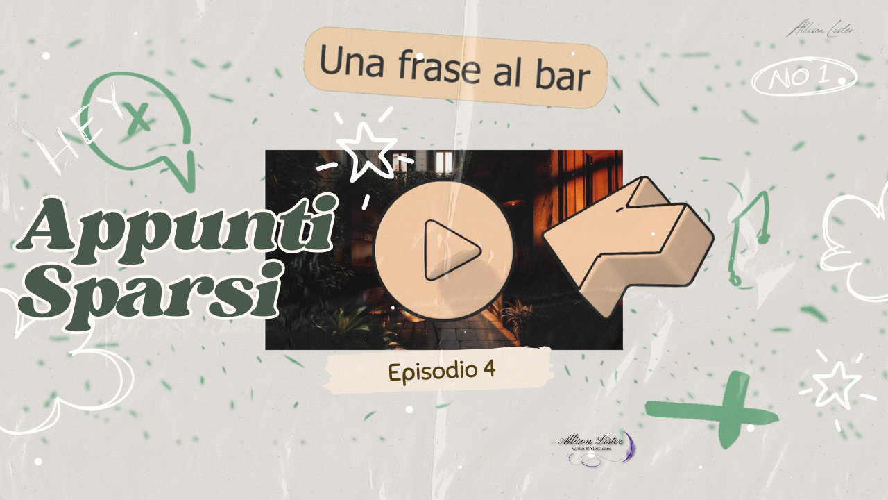 🎙️ Appunti Sparsi – Episodio 4: Una frase al bar