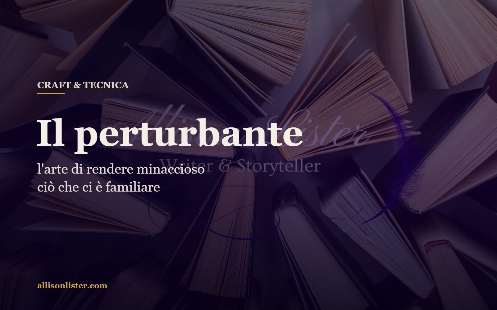 Il perturbante nella narrativa horror: rendere minaccioso il familiare
